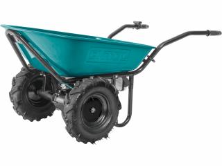 Kolečko dvoukolák s převodovkou aku EXTOL INDUSTRIAL, 260kg, 100l, 40V Li-ion, 6Ah