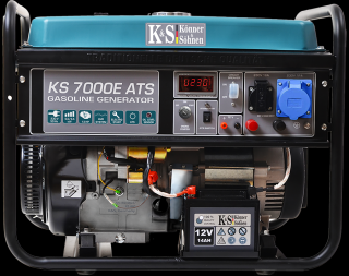 Könner & Söhnen Benzínová elektrocentrála KS 7000E ATS - jednofázová/třífázová