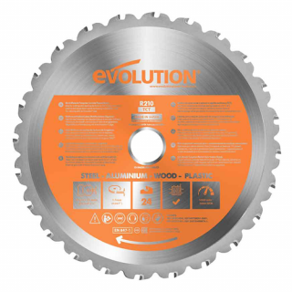 Kotouč EVOLUTION Multimateriální RAGE 210mm