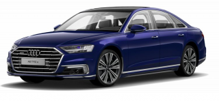 AUDI A8 60 TFSI E HYBRID QUATTRO TIPTRONIC - modrá Navarra metalíza