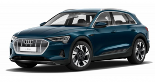 AUDI E-TRON 50 QUATTRO - modrá Galaxy metalíza