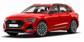 AUDI E-TRON 55 QUATTRO S-LINE - červená Catalunya metalíza