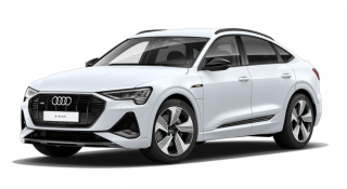 AUDI E-TRON SPORTBACK 55 QUATTRO S-LINE - bílá Gletscher metalíza