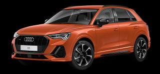 AUDI Q3 40 TDI QUATTRO S-TRONIC S-LINE - oranžová Pulse