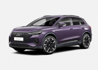 AUDI Q4 E-TRON 50 QUATTRO S-LINE - fialová Aurora metalíza