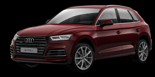 AUDI Q5 55 TFSI E HYBRID QUATTRO S-TRONIC - červená Matador metalíza