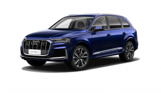 AUDI Q7 55 TFSI e HYBRID QUATTRO S-LINE - modrá Navarra metalíza