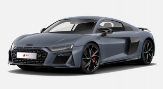 AUDI R8 COUPÉ 5,2 FSI  V10 PERFORMANCE QUATTRO S-TRONIC - šedá Kemora metalíza