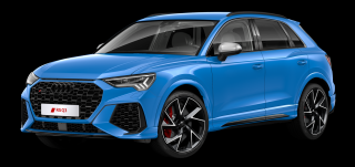 AUDI RS Q3 TFSI QUATTRO S-TRONIC - modrá Turbo metalíza