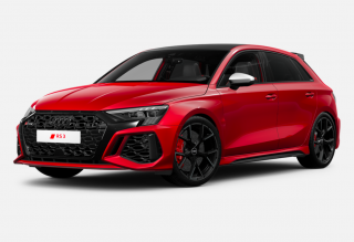 AUDI RS3 SPORTBACK 2.5 TFSI quattro S-tronic - červená Tango metalíza