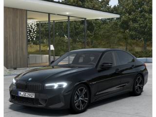 BMW 330e Hybrid Msport sedan - černá Sapphire metalíza