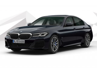 BMW 530d xDRIVE Mpaket - černá Carbon Black metaíza