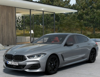 BMW 840d GRAN COUPÉ xDrive - šedá Skyscraper metalíza