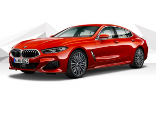 BMW 840d xDRIVE GRAN COUPÉ Mpaket - oranžová metalíza sunset