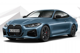 BMW M440i xDrive coupé - modrá metalíza Arctic Race Blue