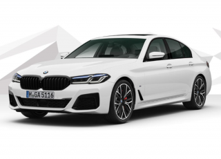 BMW M550i xDRIVE - bílá Alpine White