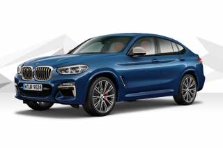 BMW X4 M40d- modrá  Phytonic Blue