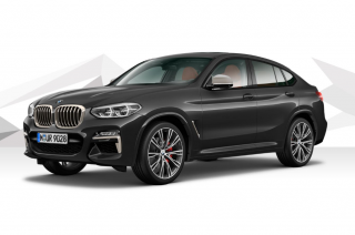 BMW X4 M40d- šedá  Sophisto Grey