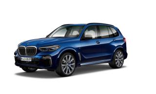 BMW X5 M50d xDRIVE - modrá tanzanite metalíza