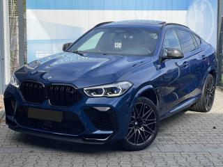 BMW X6 M Competition xDRIVE- modrá metalíza