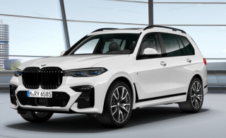 BMW X7 40d xDRIVE Mpaket - bílá metalíza Mineral White