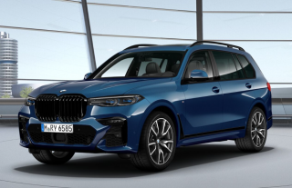 BMW X7 40d xDRIVE Mpaket - modrá metalíza Phytonic Blue