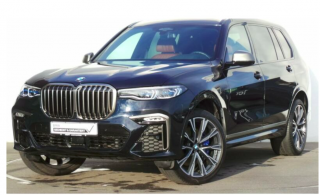 BMW X7 M50d xDRIVE M-paket - černá carbon metalíza