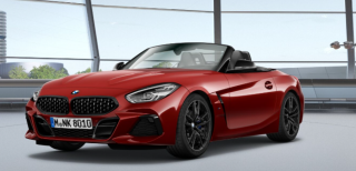 BMW Z4 M40i Roadster  - červená San Francisco metalíza