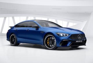 MERCEDES AMG GT 63 S 4MATIC+ 4-DOOR COUPÉ - modrá brilliant metalíza