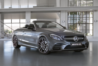 MERCEDES-BENZ C CABRIOLET 43 AMG 4matic - šedá Selenite metalíza