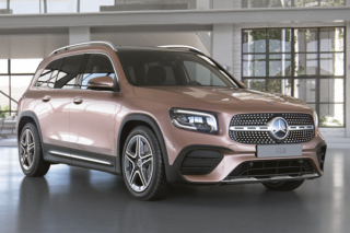 MERCEDES-BENZ GLB 220 d 4matic 8G-DCT AMG - zlatá Rose Gold metalíza