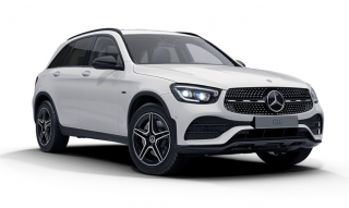 MERCEDES-BENZ GLC 300 de HYBRID 4matic AMG - bílá Polar