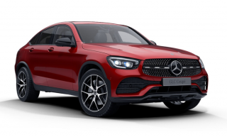 MERCEDES-BENZ GLC COUPÉ 400 d 4matic AMG - červená Hyacinth metalíza