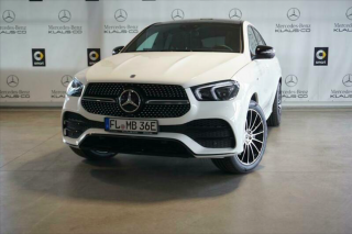 MERCEDES-BENZ GLE COUPÉ 350de HYBRID 4MATIC 9G-TRONIC AMG - bílá Polar