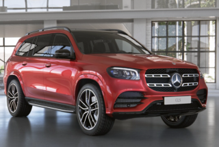 MERCEDES-BENZ GLS 580 4MATIC AMG - červená Hyacinth metalíza