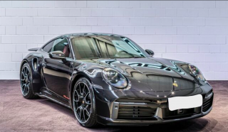 PORSCHE 911 Turbo S - černá Thief metalíza