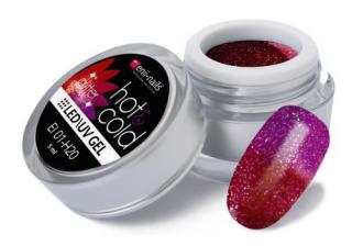 Hot & cold glitter LED/UV gel 5ml č.20