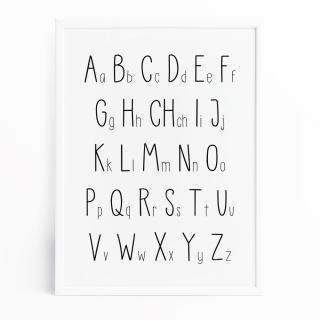 PLAKÁT . abeceda velká + malá písmena