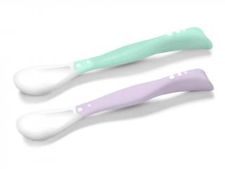Baby Ono - Flexibilní lžičky 2ks Barva: Fialová