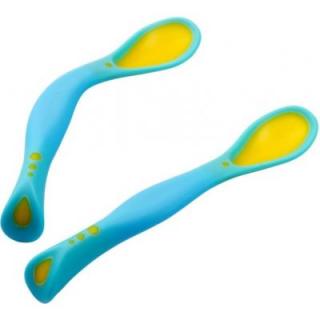 Baby Ono - Flexibilní lžičky 2ks Barva: modro žluté