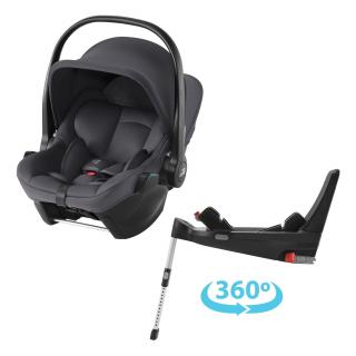 Britax Römer - set Baby-Safe Core+Flex Base 5Z (40-83cm) Barva: Midnight grey