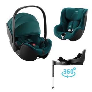 Britax Römer - set Baby-Safe Pro + Vario Base 5Z + autosedačka Dualfix 5z  (40-105cm) Barva: Atlantic Green