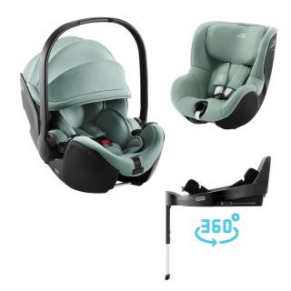 Britax Römer - set Baby-Safe Pro + Vario Base 5Z + autosedačka Dualfix 5z  (40-105cm) Barva: Jade Green