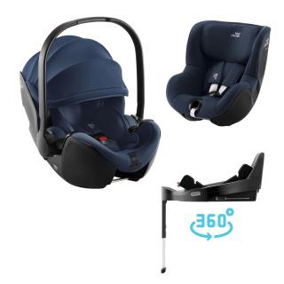 Britax Römer - set Baby-Safe Pro + Vario Base 5Z + autosedačka Dualfix 5z  (40-105cm) Barva: NIght blue