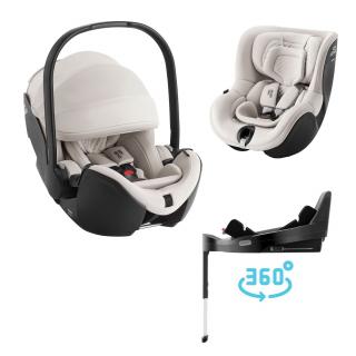 Britax Römer - set Baby-Safe Pro + Vario Base 5Z + autosedačka Dualfix 5z  (40-105cm) Barva: Soft Taupe