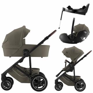 BRITAX RÖMER - Smile 5Z - 4v1 - Baby-Safe + Pro Vario Base 5Z - Lux Barva: Urban Olive Lux