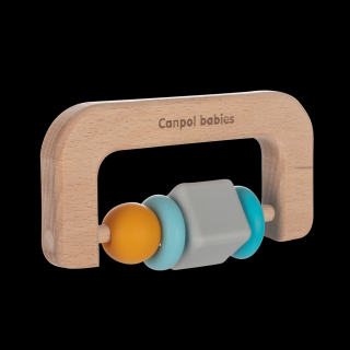 Canpol babies - Dřevěno-silikonové kousátko