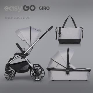 EasyGo - Giro - Kočárek kombinovaný Easy go: Cloudy Gray