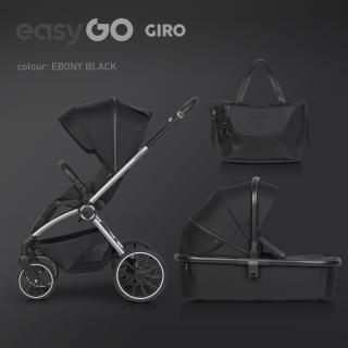EasyGo - Giro - Kočárek kombinovaný Easy go: Ebony Black