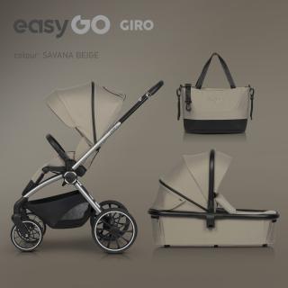 EasyGo - Giro - Kočárek kombinovaný Easy go: Savana Beige